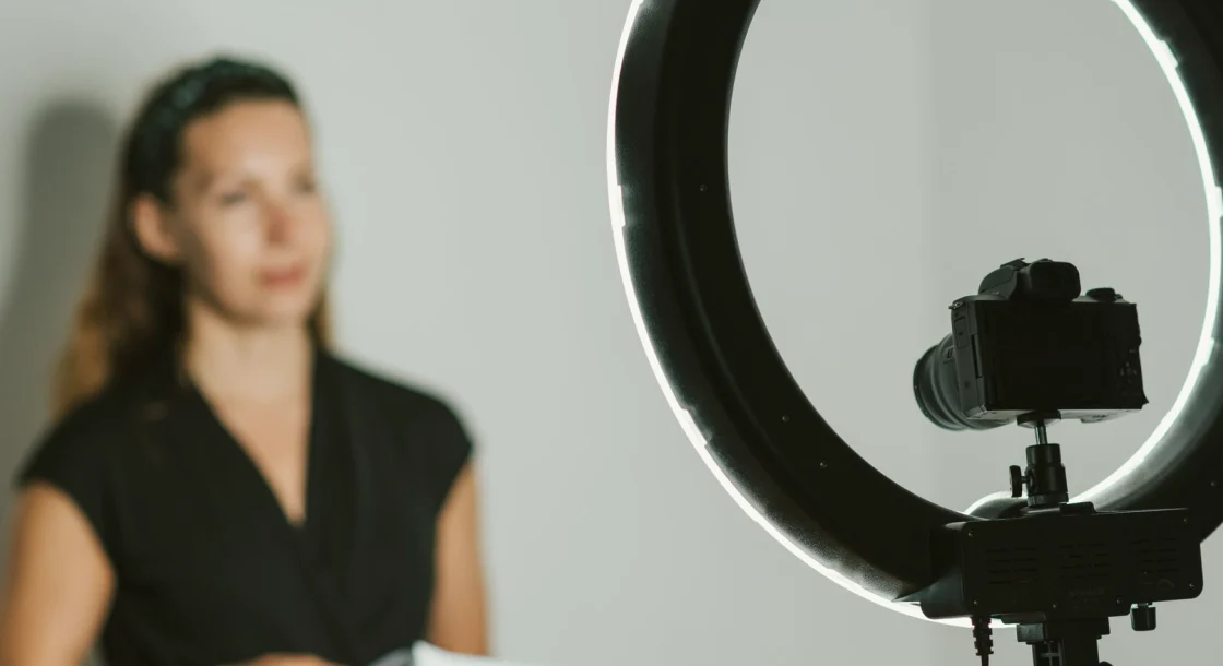 Fra A4-ark til skjerm: Lines første webinar med teleprompter